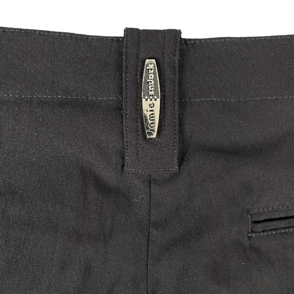 Jamie Sadock Capri Pant 8 Black Cropped Pant Golf Pickleball Hiking Performance - Picture 7 of 12